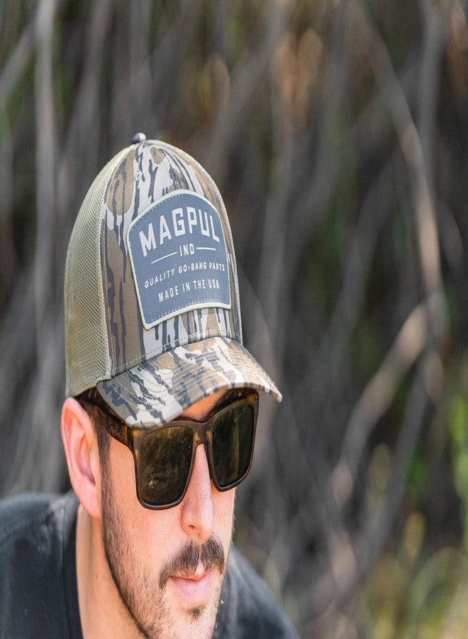 Magpul Trucker Hat Snap Back Baseball Cap, One Size Fits Most, Go Bang Bottomland Camo - Image 2